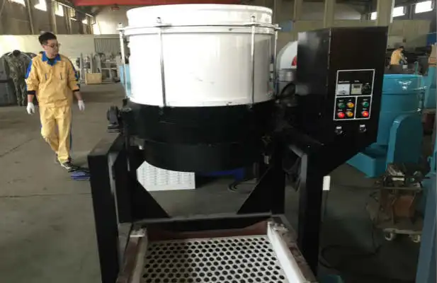 Centrifugal-disc-finishing-machine-automatic-unloading