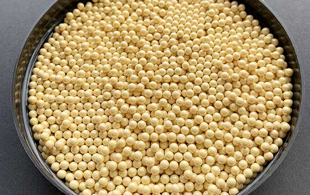 Ceria stablized zirconia ball